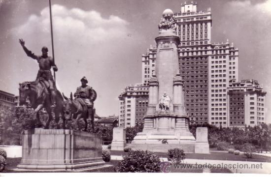 Postales: MADRID - PLAZA DE ESPA&Ntilde;A - Foto 1