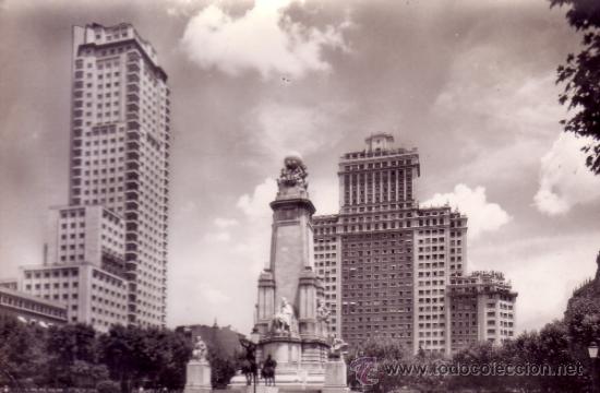 Postales: MADRID - PLAZA DE ESPA&Ntilde;A - Foto 1