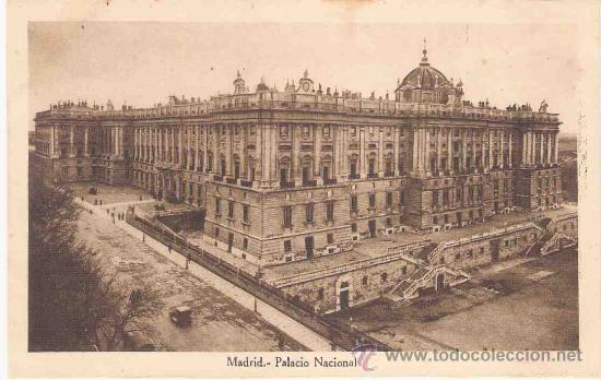 Postais: TARJETA POSTAL DE MADRID.PALACIO NACIONAL.