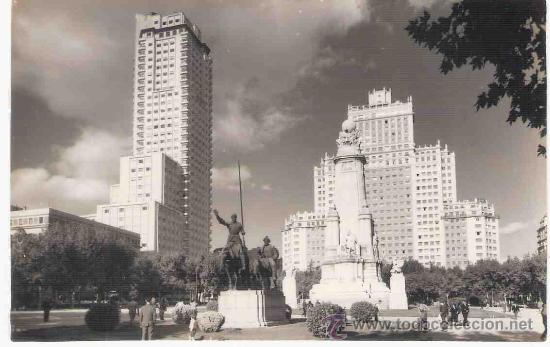 Postais: TARJETA POSTAL DE MADRID.N.&ordm;. 18. PLAZA DE ESPA&Ntilde;A.