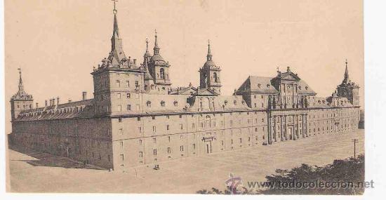 Postais: TARJETA POSTAL DE MADRID.EL ESCORIAL.- MONASTERIO. ED. DE HIJO DE NICOLAS SERRANO,- ESCORIAL.