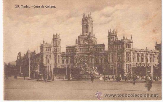 Cartoline: TARJETA POSTAL DE MADRID.N.&ordm;.20. CASA DE CORREOS. EDICION EXTRA MADRID.