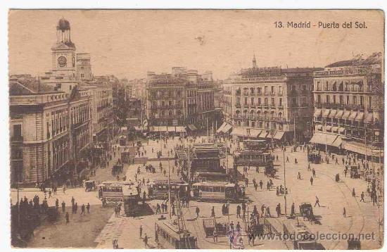 Postcards: TARJETA POSTAL DE MADRID.13. PUERTA DEL SOL. EDICION EXTRA MADRID.