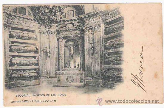 Cartes Postales: TARJETA POSTAL DE MADRID.ESCORIAL- PANTEON DE LOS REYES. COLECCION ROMO Y FUSSEL,-VISTAS N.&ordm; 64.