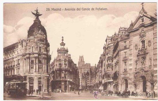 Postcards: TARJETA POSTAL DE MADRID.29. AVENIDA DEL CONDE DE PE&Ntilde;ALVER. EDICION EXTRA MADRID.