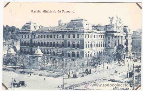 Postcards: TARJETA POSTAL DE MADRID.MINISTERIO DE FOMENTO. EDICION GRANDES ALMACENES MADRID- PARIS.