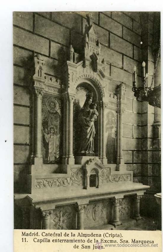Postales: LOTE 10 POSTALES  MADRID CATEDRAL DE LA ALMUDENA CRIPTA - Foto 1