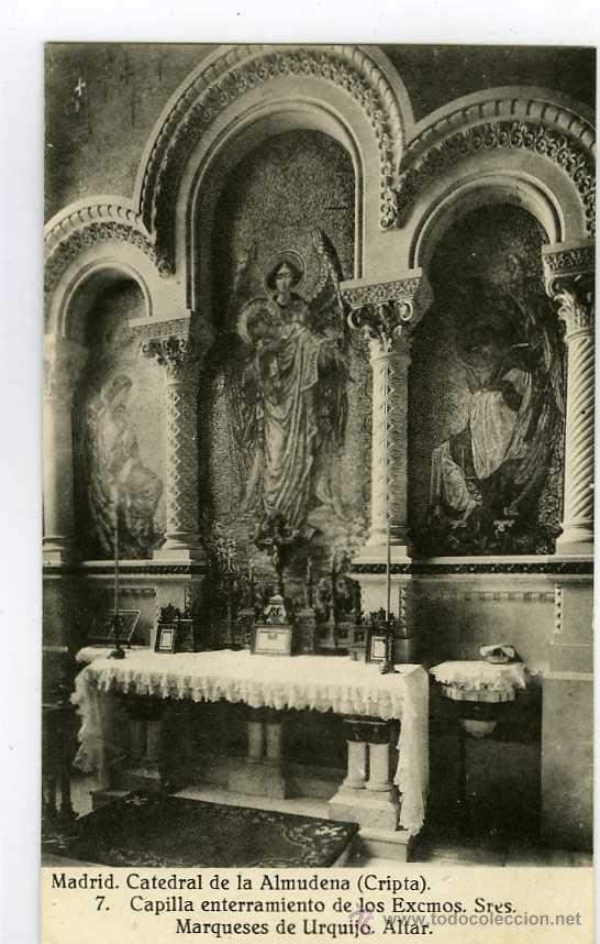 Postales: LOTE 10 POSTALES  MADRID CATEDRAL DE LA ALMUDENA CRIPTA - Foto 6