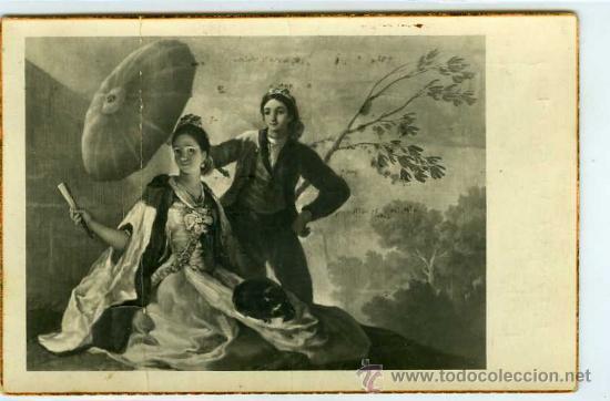 Postales: POSTAL CUADRO DE GOYA EL QUITASOL MUSEO DEL PRADO