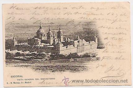 Postales: El Escorial. Hauser y Menet