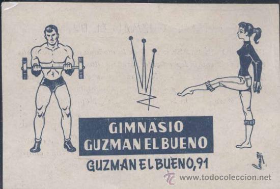 Cartes Postales: MADRID.- GIMNASIO GUZMAN EL BUENO