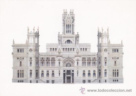 Postales: Palacio de comunicaciones (escrita) - Foto 1