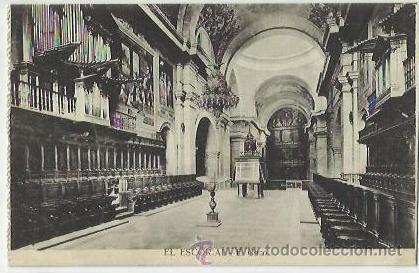 Postales: EL ESCORIAL. El Coro. Sin circular - Foto 1