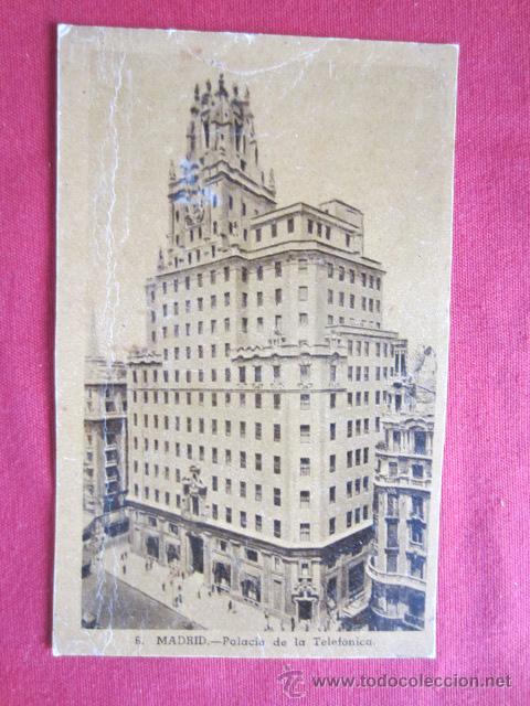 Postales: MADRID -  PALACIO DE LA TELEF&Oacute;NICA - Foto 1