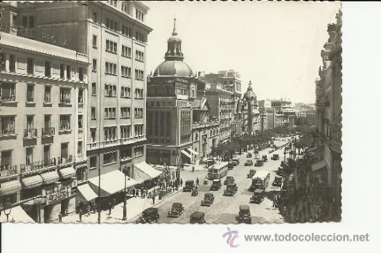 Postales: MADRID CALLE DE ALCALA ESCRITA - Foto 1