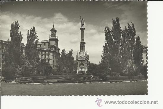 Postales: MADRID MONUMENTO A COLON SIN ESCRIBIR - Foto 1