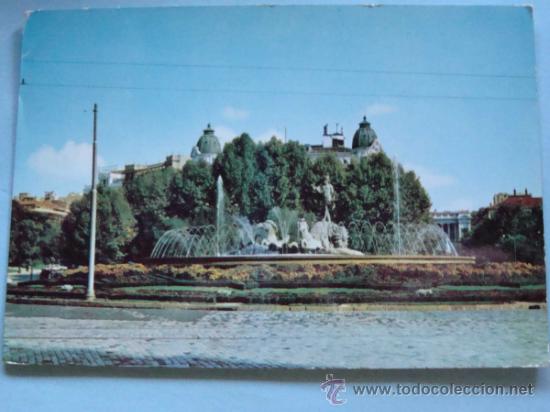 Postais: POSTAL DE MADRID. AÑO 1963. FUENTE DE NEPTUNO. 113 CEME. 256.
