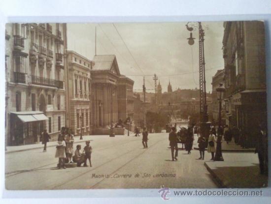 Postales: POSTAL MADRID - CARRERA DE SAN JERONIMO - Foto 1
