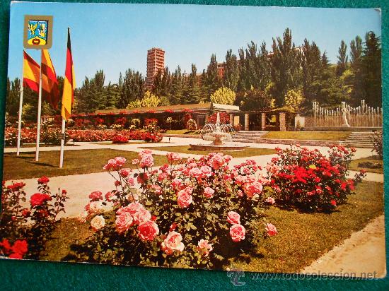 Postales: postal de madrid parque del oete rosaleda - Foto 1