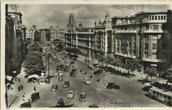 Postales: MADRID CALLE E ALCALA SIN ESCRIBIR - Foto 1