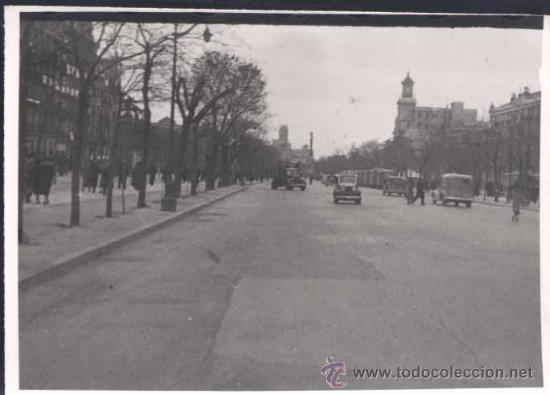 Cartes Postales: MADRID.- FOTOGRAF&Iacute;A DEL PASEO DE RECOLETOS-MEDIDAS 11,5 X 8 CMS