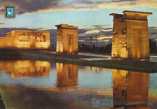 Postales: Madrid, templo de Debot, editor: Dominguez n&ordm; 44 - Foto 1