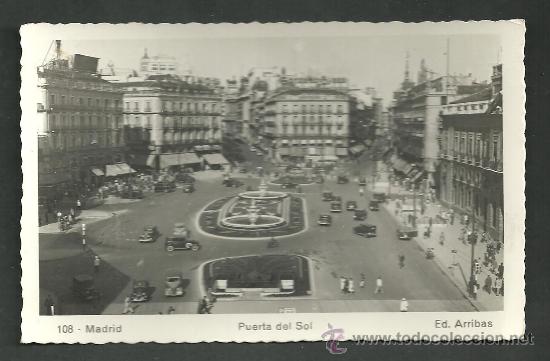 Postales: MADRID PUERTA DEL SOL ED ARRIBAS - Foto 1