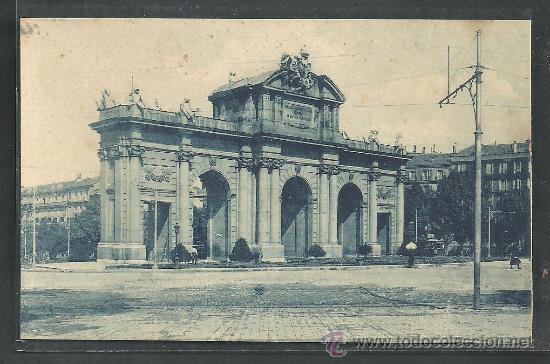 Postales: MADRID PUERTA DE ALCALA GRAFOS - Foto 1