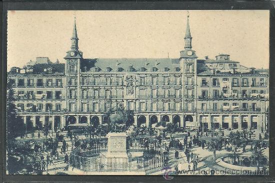 Postales: MADRID PLAZA MAYOR GRAFOS - Foto 1