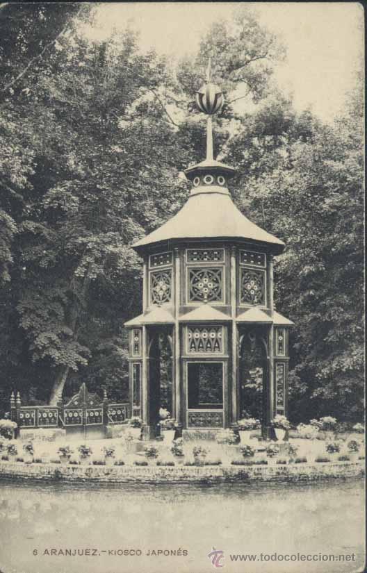Postales: ARANJUEZ (MADRID).- KIOSCO JAPONES - Foto 1