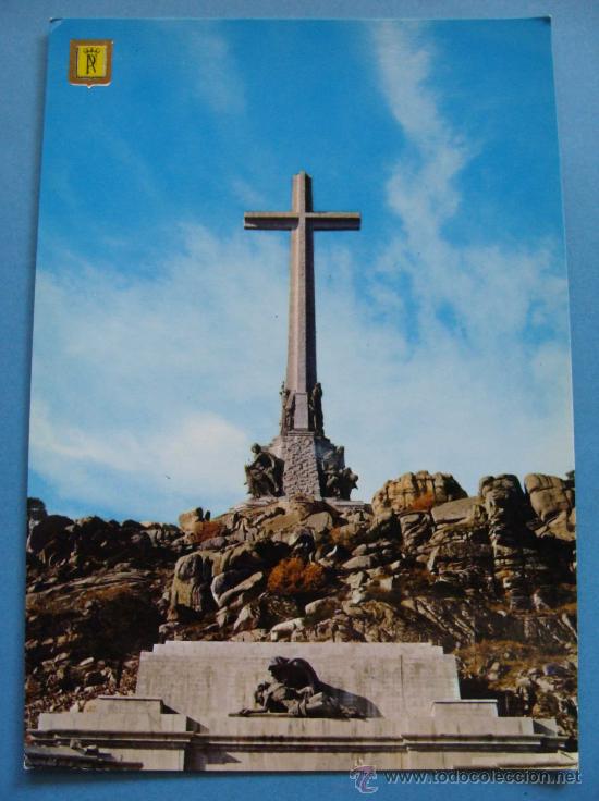 Postais: POSTAL DE EL VALLE DE LOS CAIDOS, MADRID. AÑO 1967. VISTA DE LA CRUZ. 636.