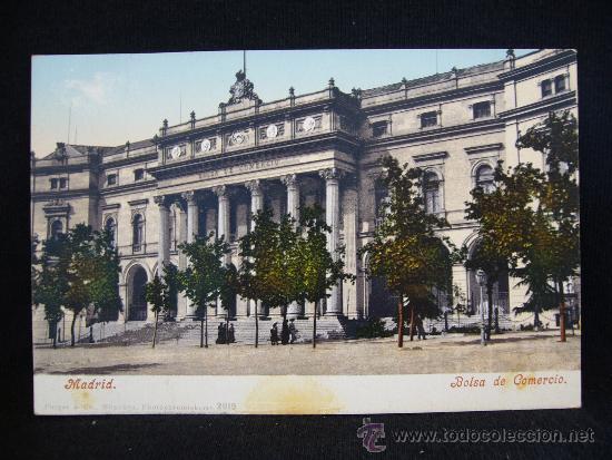 Postales: Postal. Madrid. Bolsa de Comercio. Purger & Co. - Foto 1