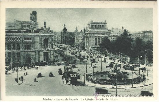 Postales: MADRID CIBELES SIN ESCRIBIR - Foto 1