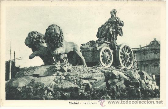 Postales: MADRID CIBELES SIN ESCRIBIR - Foto 1