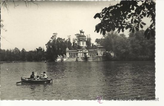 Postales: MADRID ESTANQUE DEL RETIRO SIN ESCRIBIR - Foto 1