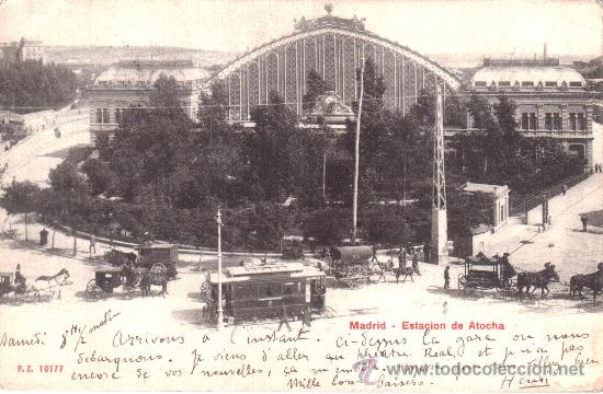 Postales: Madrid. Estaci&oacute;n de Atocha - Foto 1