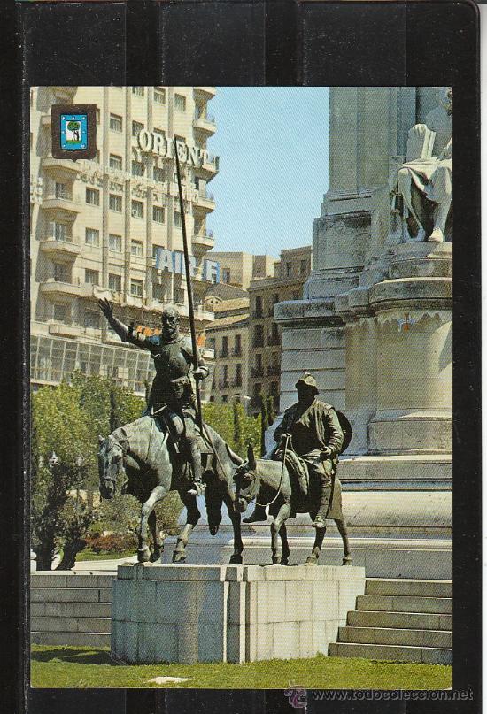 Postales: N&ordm; 94 MADRID. MONUMENTO A CERVANTES - Foto 1