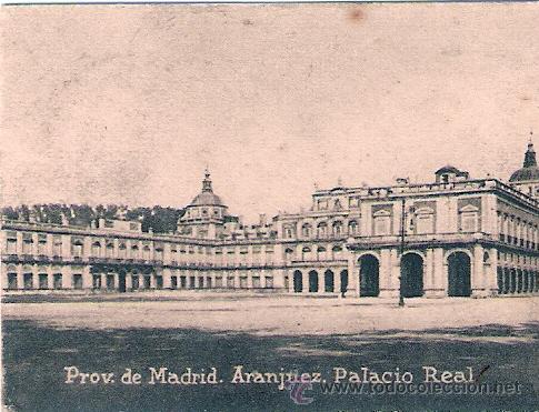 Postais: POSTAL ORIGINAL DECADA DE LOS 30. ARANJUEZ. N&ordm; 71. PALACIO REAL. VER TAMA&Ntilde;O Y EXPLICACION