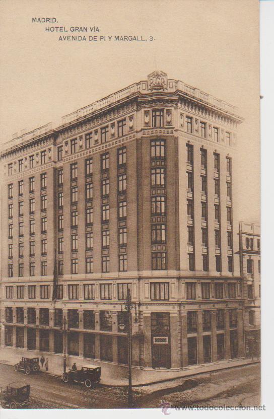 Postales: MADRID. HOTEL GRAN VIA - Foto 1