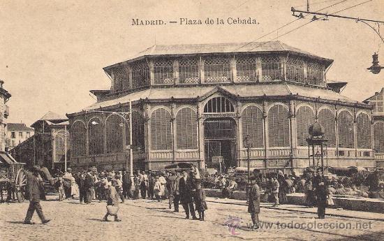 Postales: MADRID - PLAZA DE LA CEBADA , SIN CIRCULAR - Foto 1