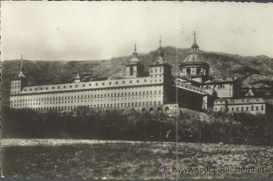 Postales: MADRID MONASTERIO EL ESCORIAL ESCRITA - Foto 1