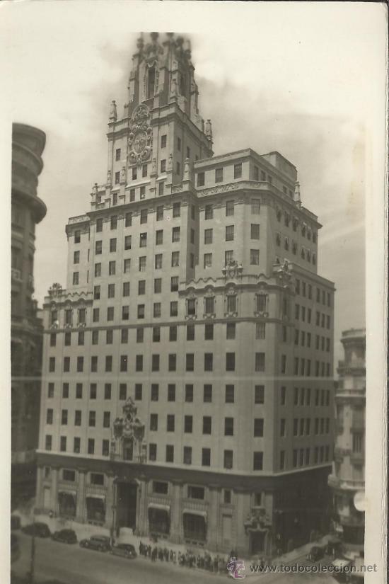 Postales: MADRID  PALACIO DE TELEFONICA SIN ESCRIBIR - Foto 1