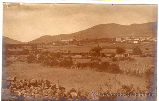 Postkarten: Postal fotogr&aacute;fica. El Escorial. Vista panor&aacute;mica de los alrededores del Monasterio.