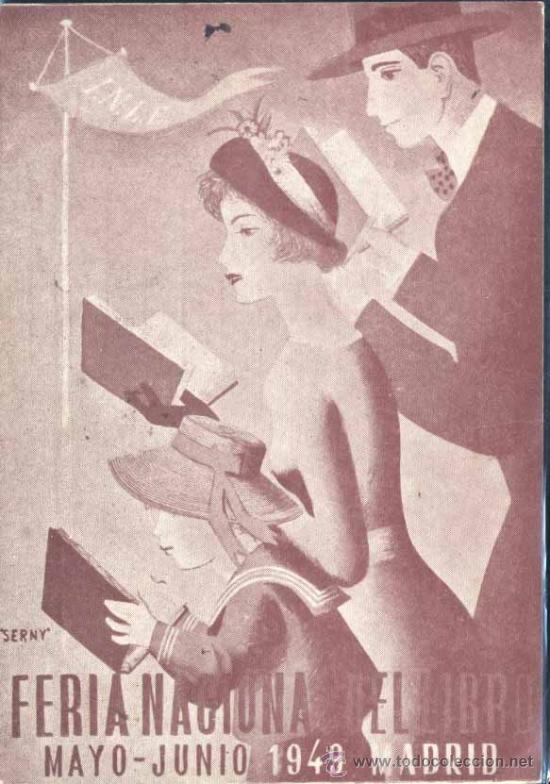 Postales: MADRID 1949.- FERIA NACIONAL DEL LIBRO - Foto 1