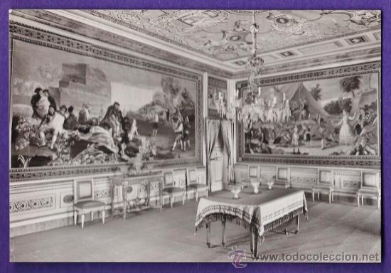Postais: el escorial - palacio borbones / comedor reyes - n&ordm; 62- ed.patrimonio- sin circular - a&ntilde;os 40 - x