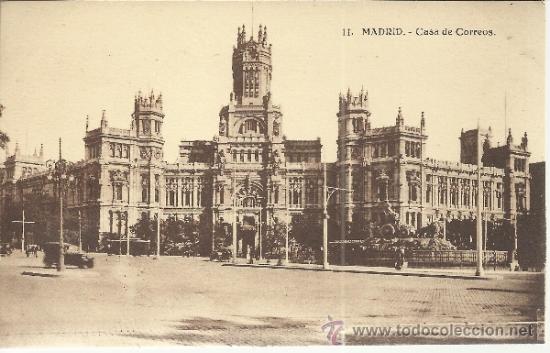 Postales: MADRID CASA DE CORREOS SIN ESCRIBIR - Foto 1