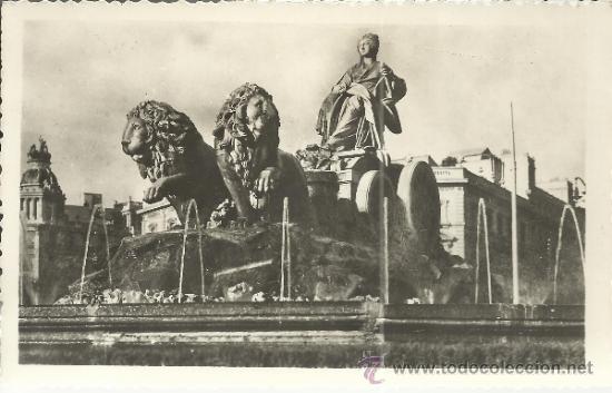 Postales: MADRID CIBELES ESCRITA CON SELLOS - Foto 1