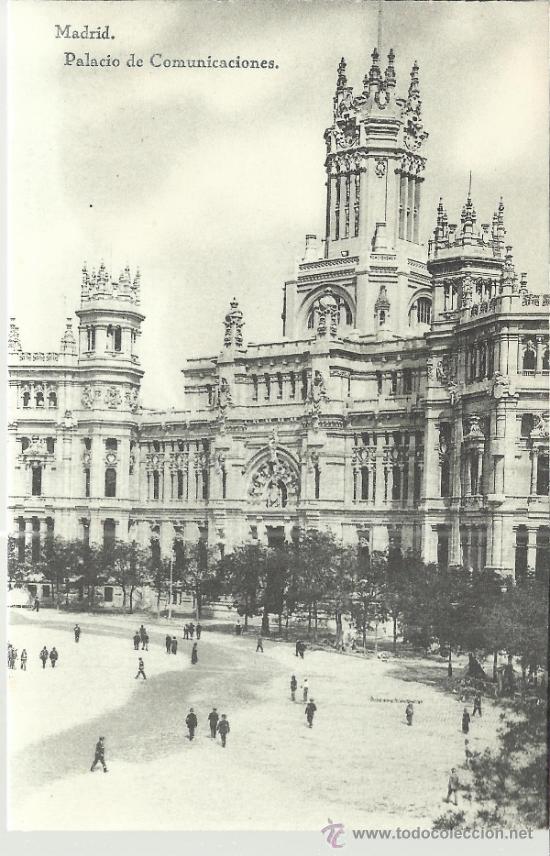 Postales: MADRID PALACIO DE COMUNICACIONES SIN ESCRIBIR - Foto 1