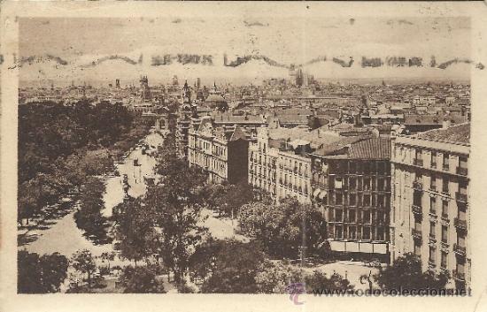 Postales: MADRID CALLE DE ALCALA ESCRITA - Foto 1