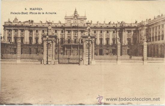 Postales: MADRID PALACIO REAL SIN ESCRIBIR - Foto 1